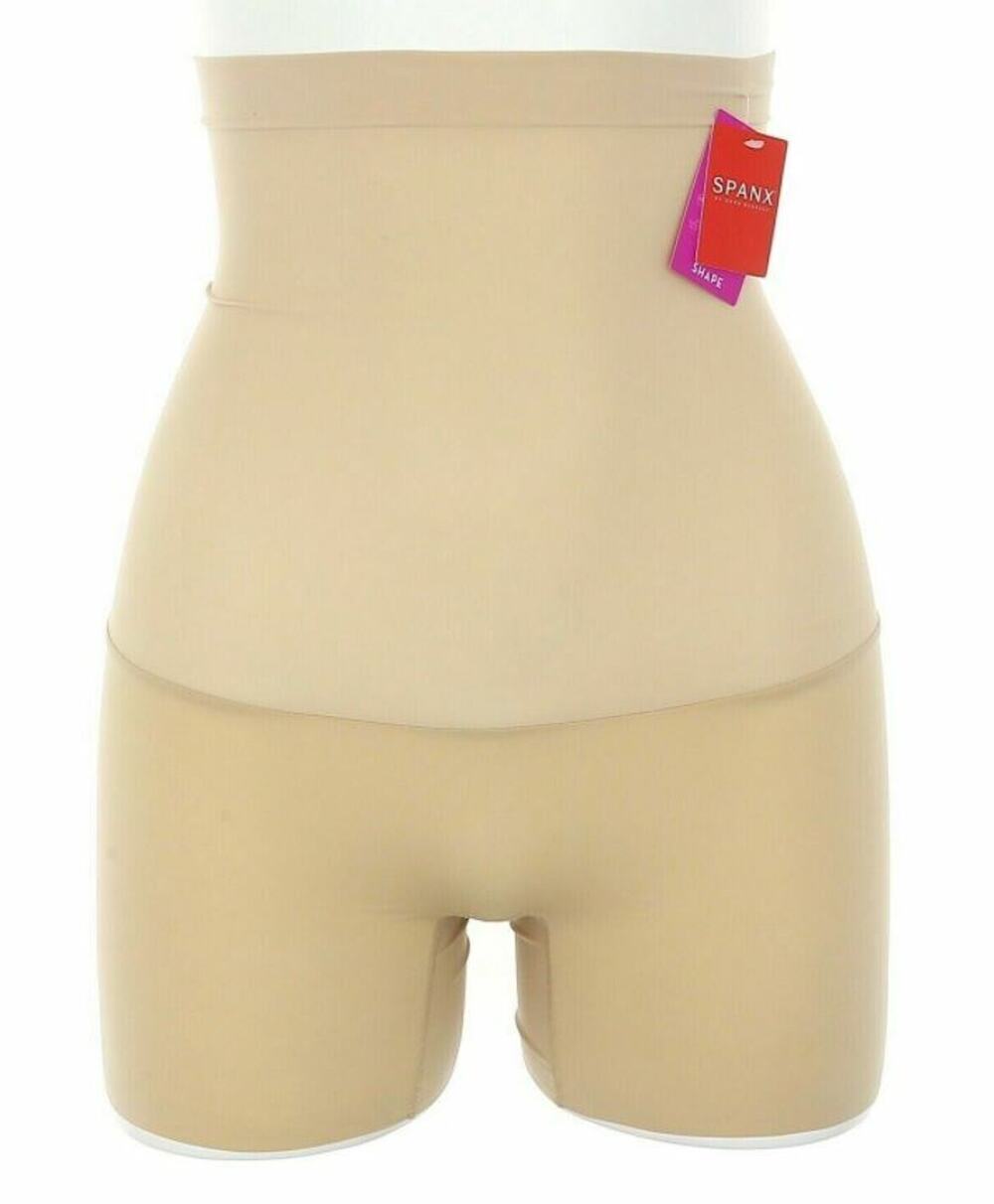 Spanx Woman's Nude 'Shape My Day' High Waist Girl Short Sz XL MSRP $60